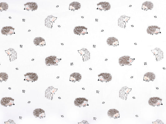 Cretonne en coton oekotex Hérissons