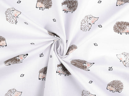 Cretonne en coton oekotex Hérissons