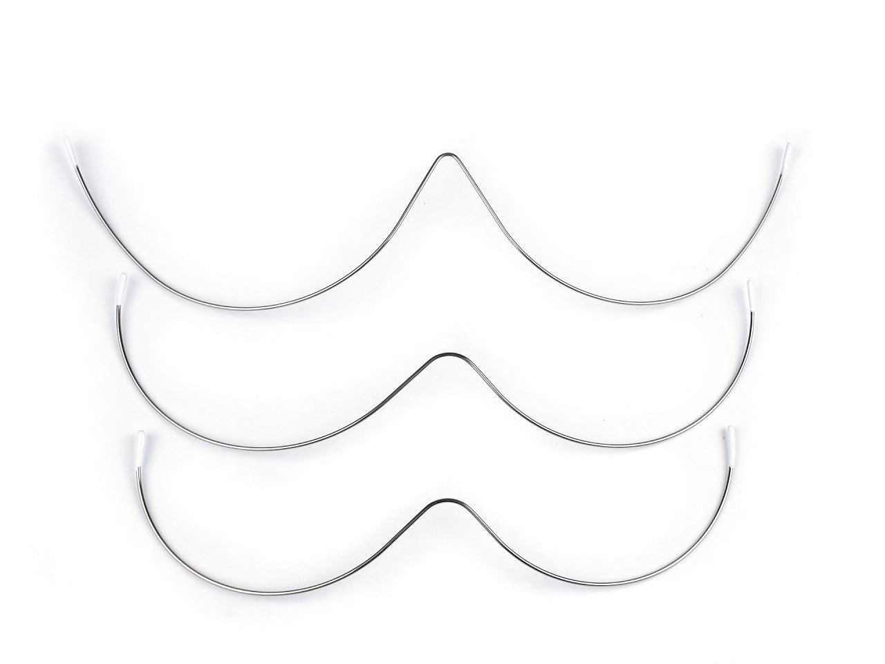 Armatures de soutien-gorge métalliques, connectées