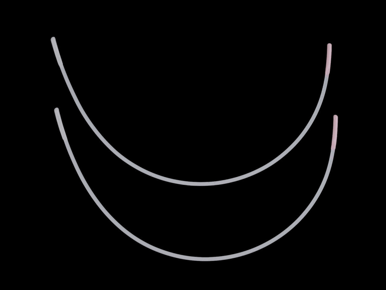 Armature métallique pour soutien-gorge, plate