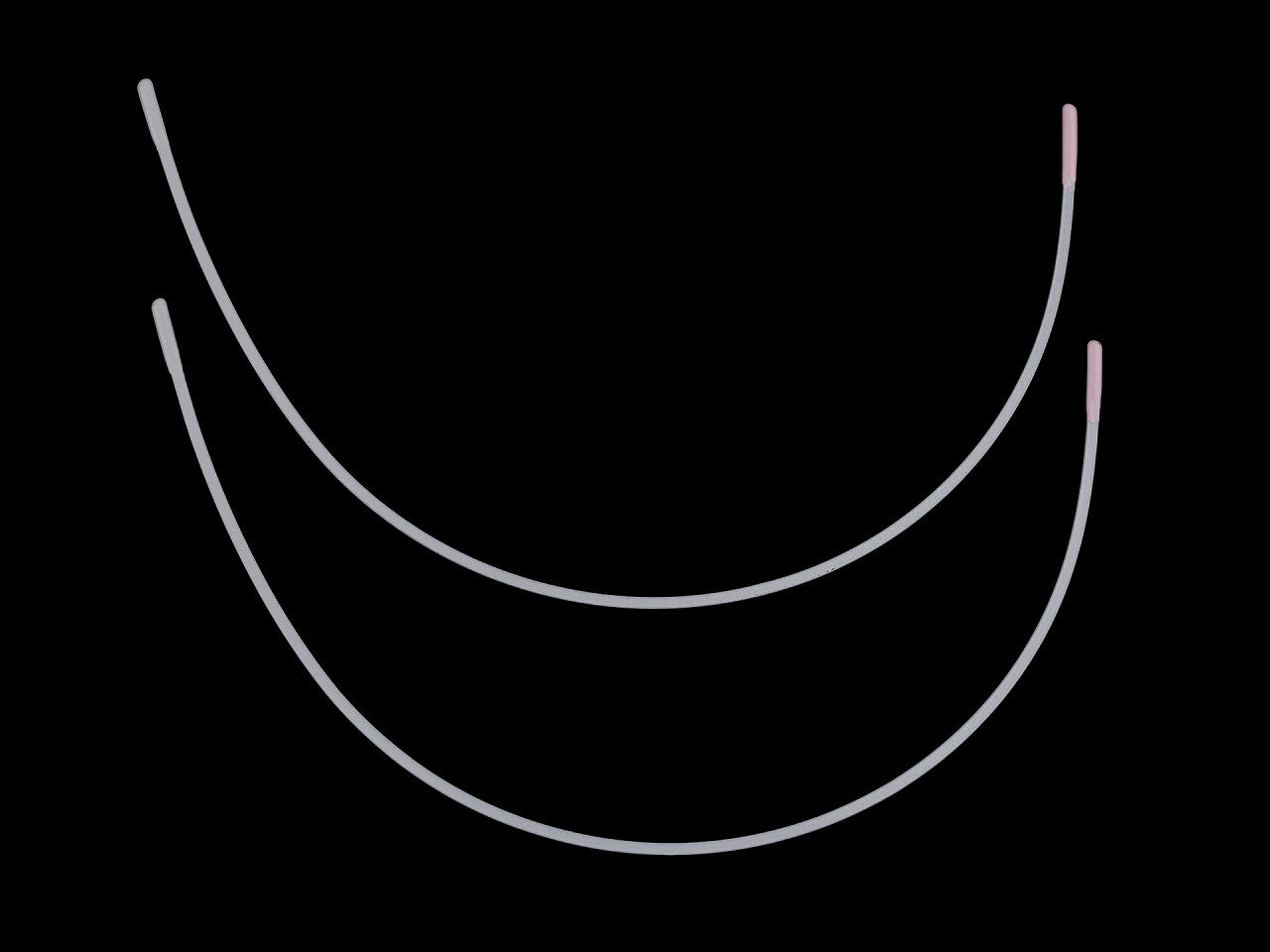 Armature métallique pour soutien-gorge, plate
