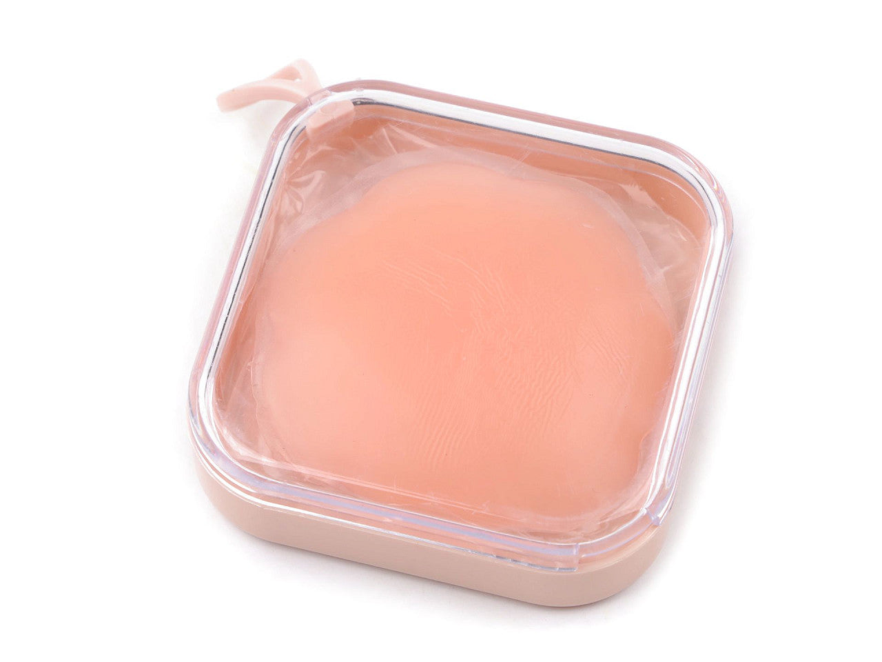 Autocollants pour mamelons en silicone dans une boîte en plastique, lot de 4