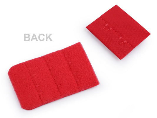 Attaches à crochets et œillets pour soutien-gorge, 2 crochets, largeur 32 mm