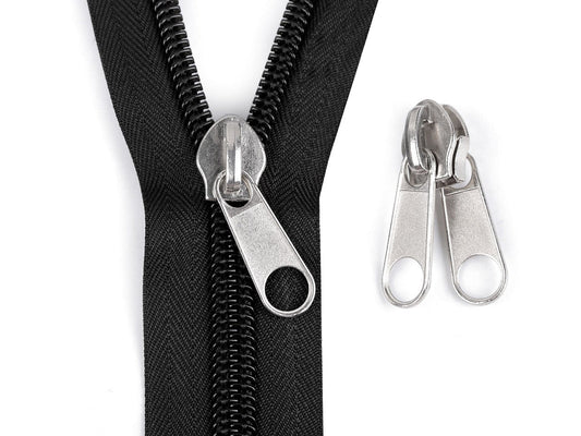 Curseur pour FAG  en nylon/spirale, n° 10, bidirectionnelle