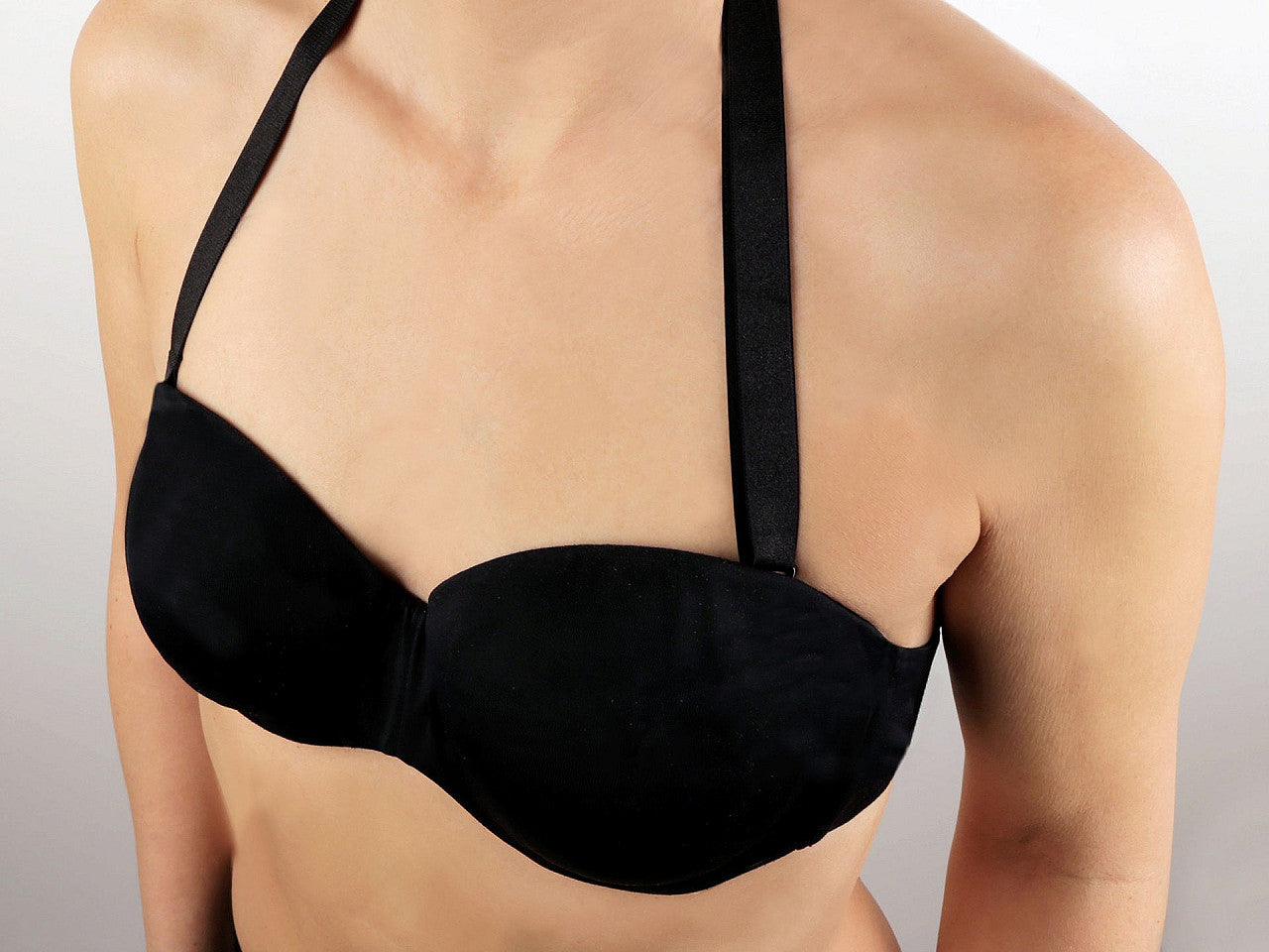 Bretelle de soutien-gorge pour dos nu avec fermoir métallique, largeur 15 mm