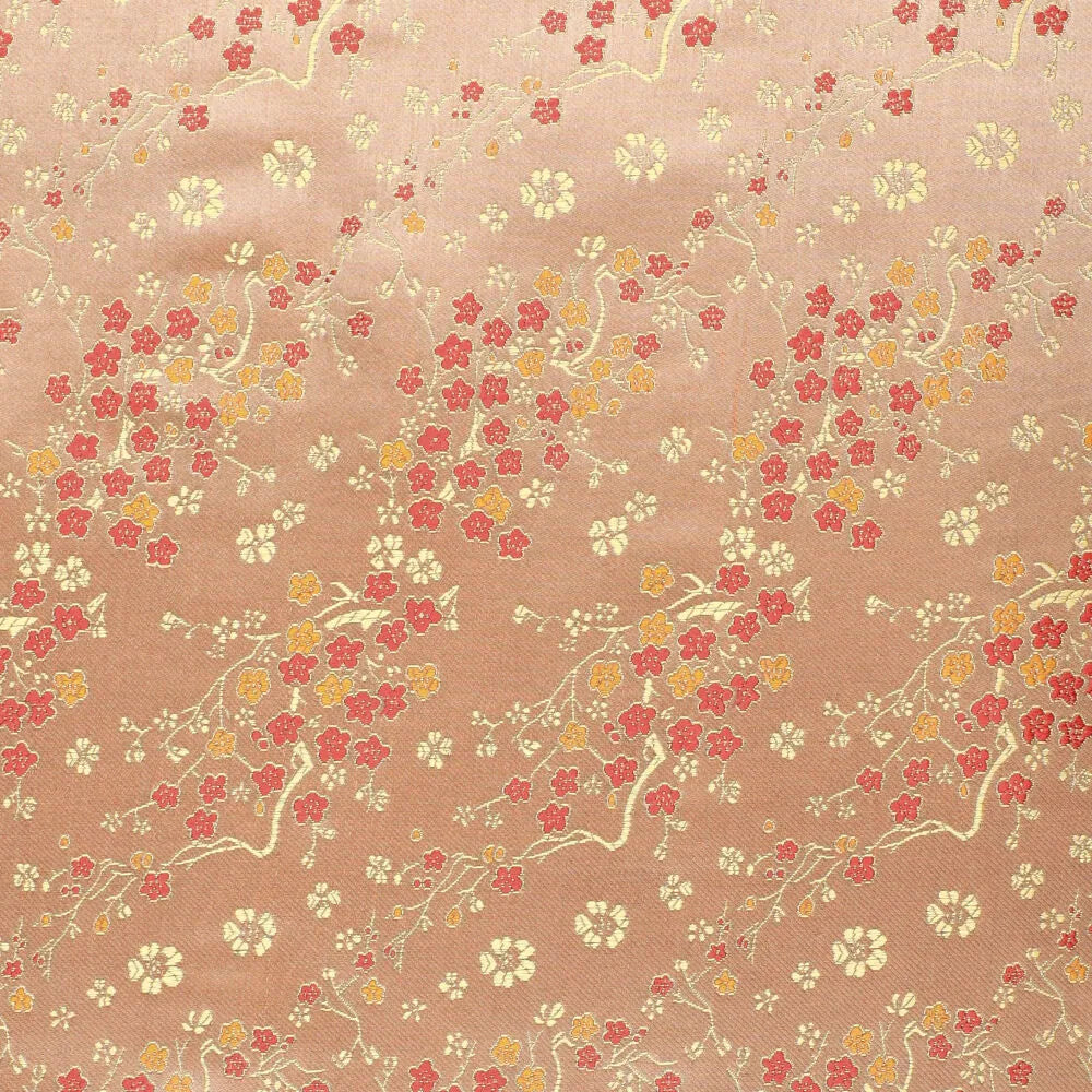 Tissu brocart motif daisy