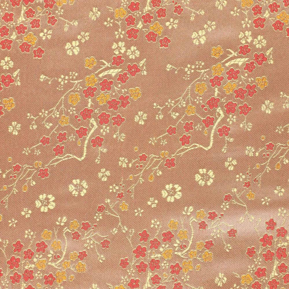 Tissu brocart motif daisy