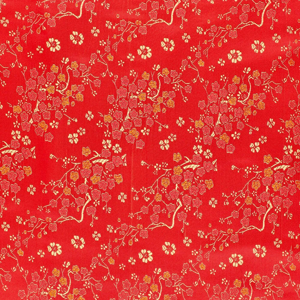 Tissu brocart motif daisy