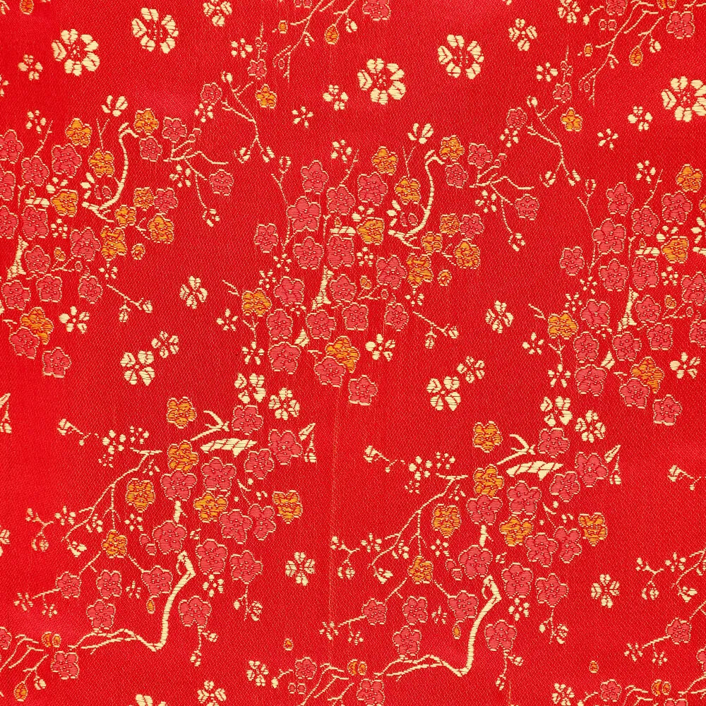 Tissu brocart motif daisy