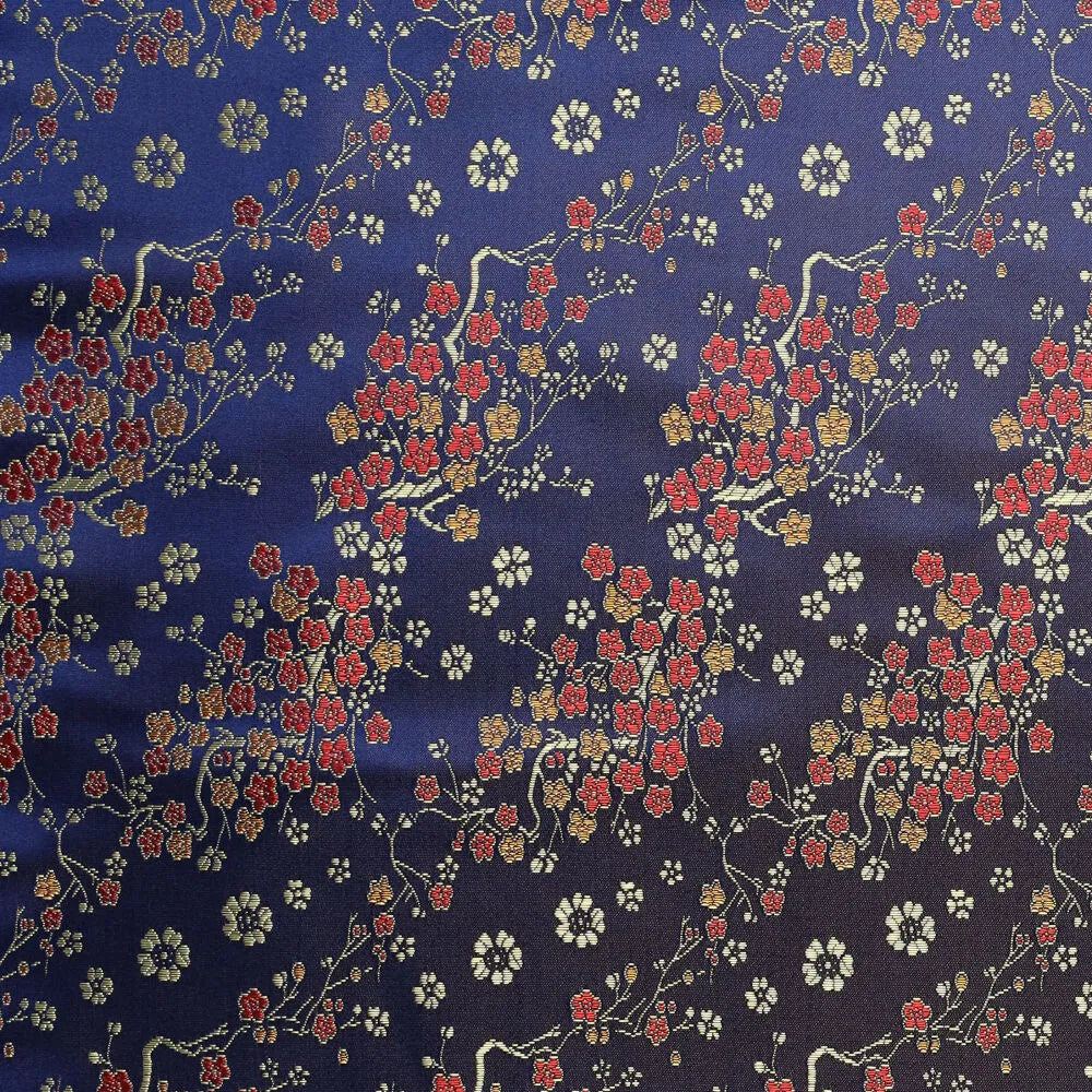 Tissu brocart motif daisy