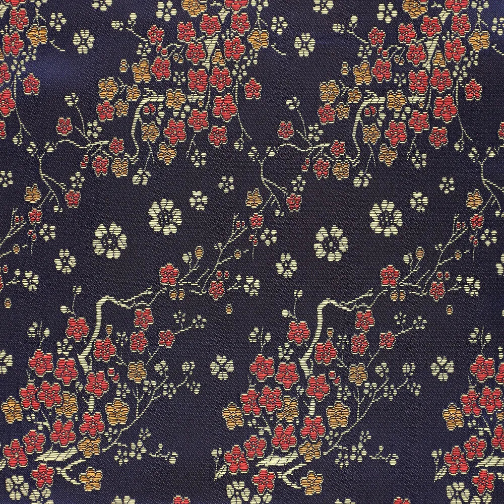 Tissu brocart motif daisy