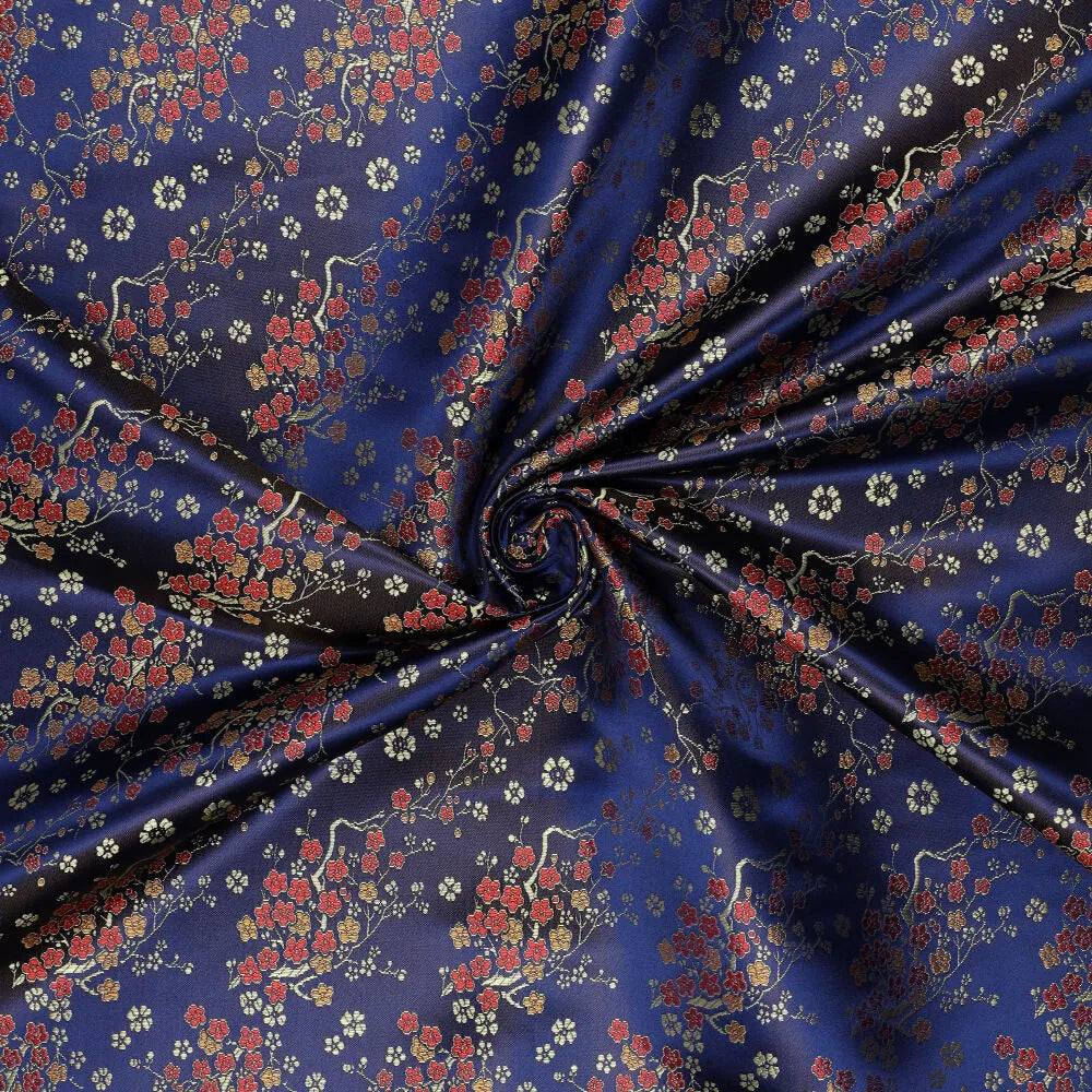 Tissu brocart motif daisy