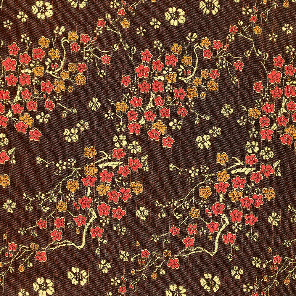 Tissu brocart motif daisy