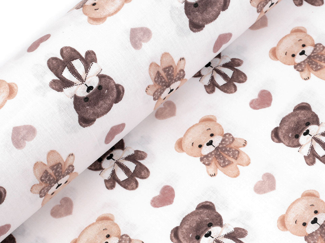 Tissu/Toile en coton, Ours en peluche - 1m