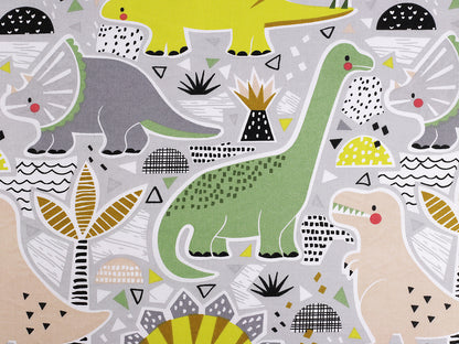 Cretonne coton oekotex Dinosaures