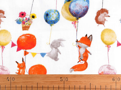 Popeline coton oekotex Ballons / Animaux