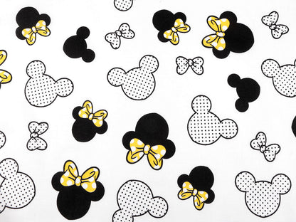 Tissu en coton - Mickey / Minnie Mouse