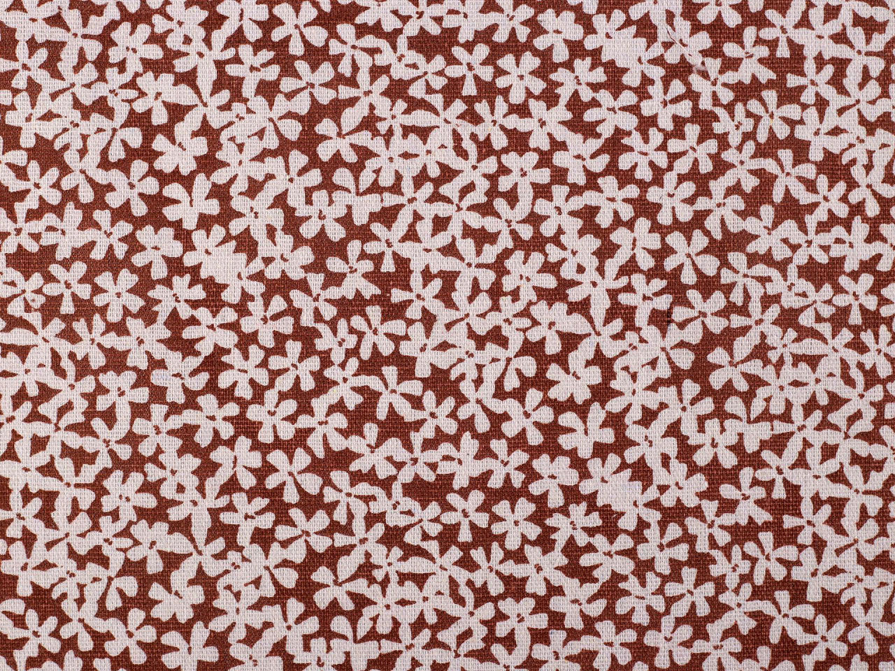 Tissu en coton/Imitation lin, épais, Fleurs