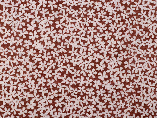 Tissu en coton/Imitation lin, épais, Fleurs