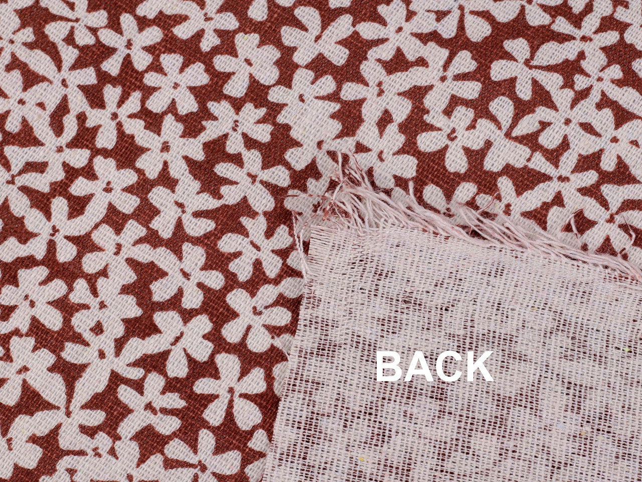 Tissu en coton/Imitation lin, épais, Fleurs