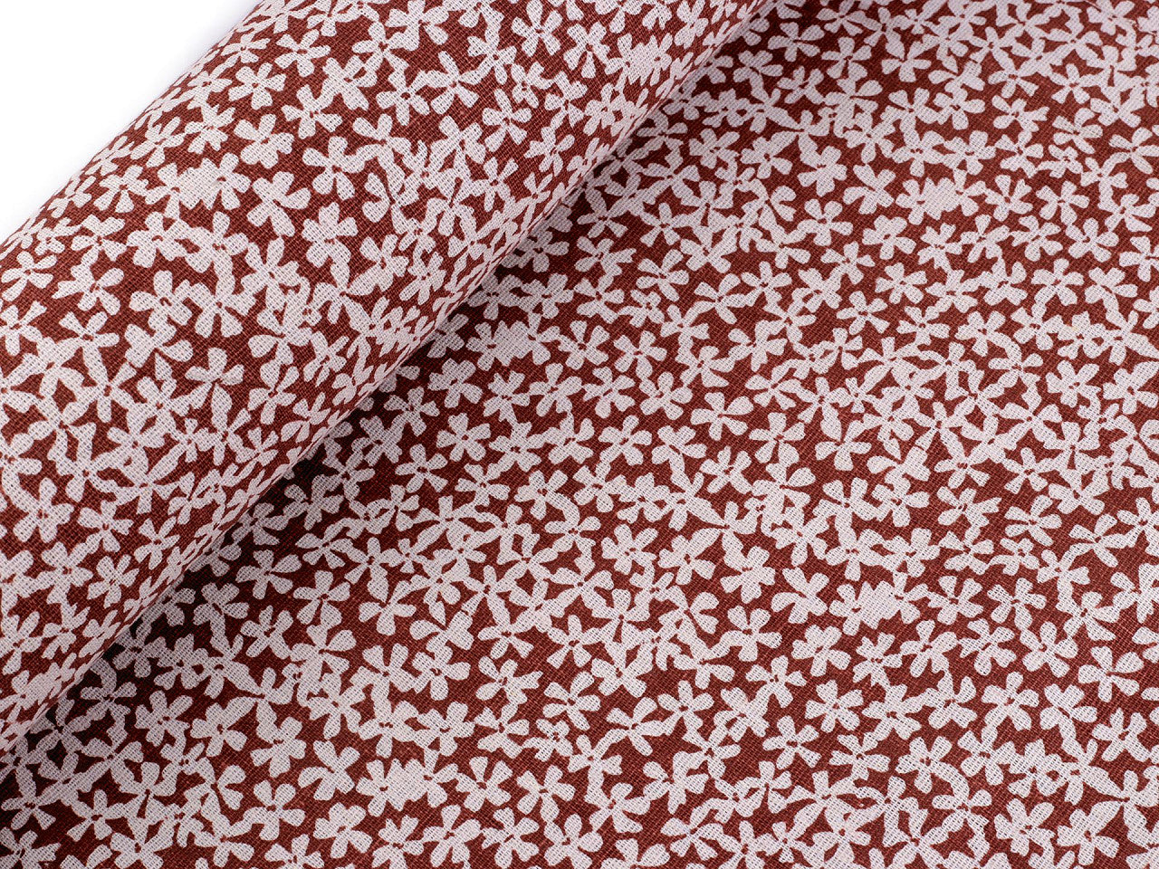 Tissu en coton/Imitation lin, épais, Fleurs