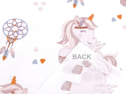 Cretonne en coton oekotex Licornes