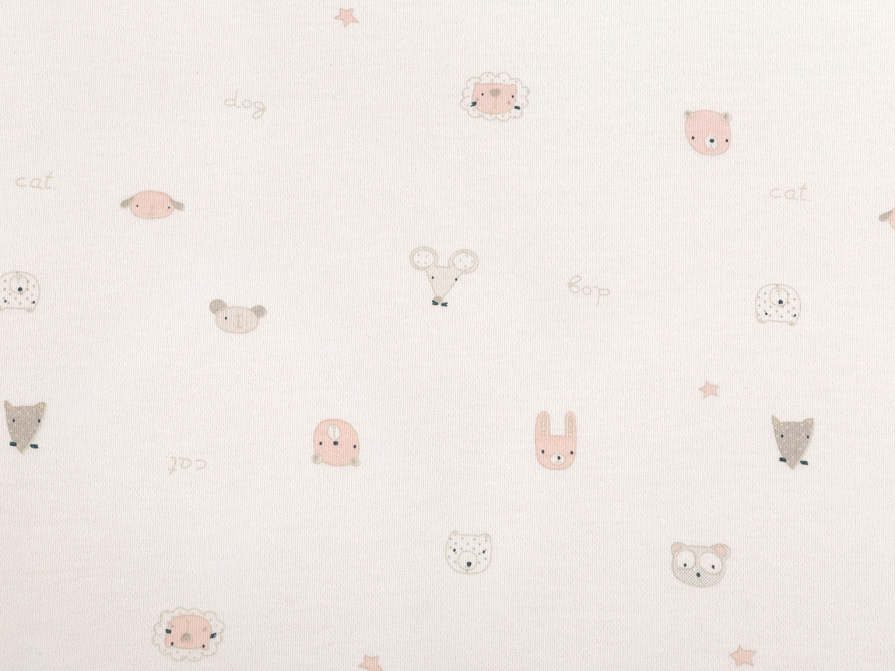 Tricot de coton, Animaux, largeur 200 cm