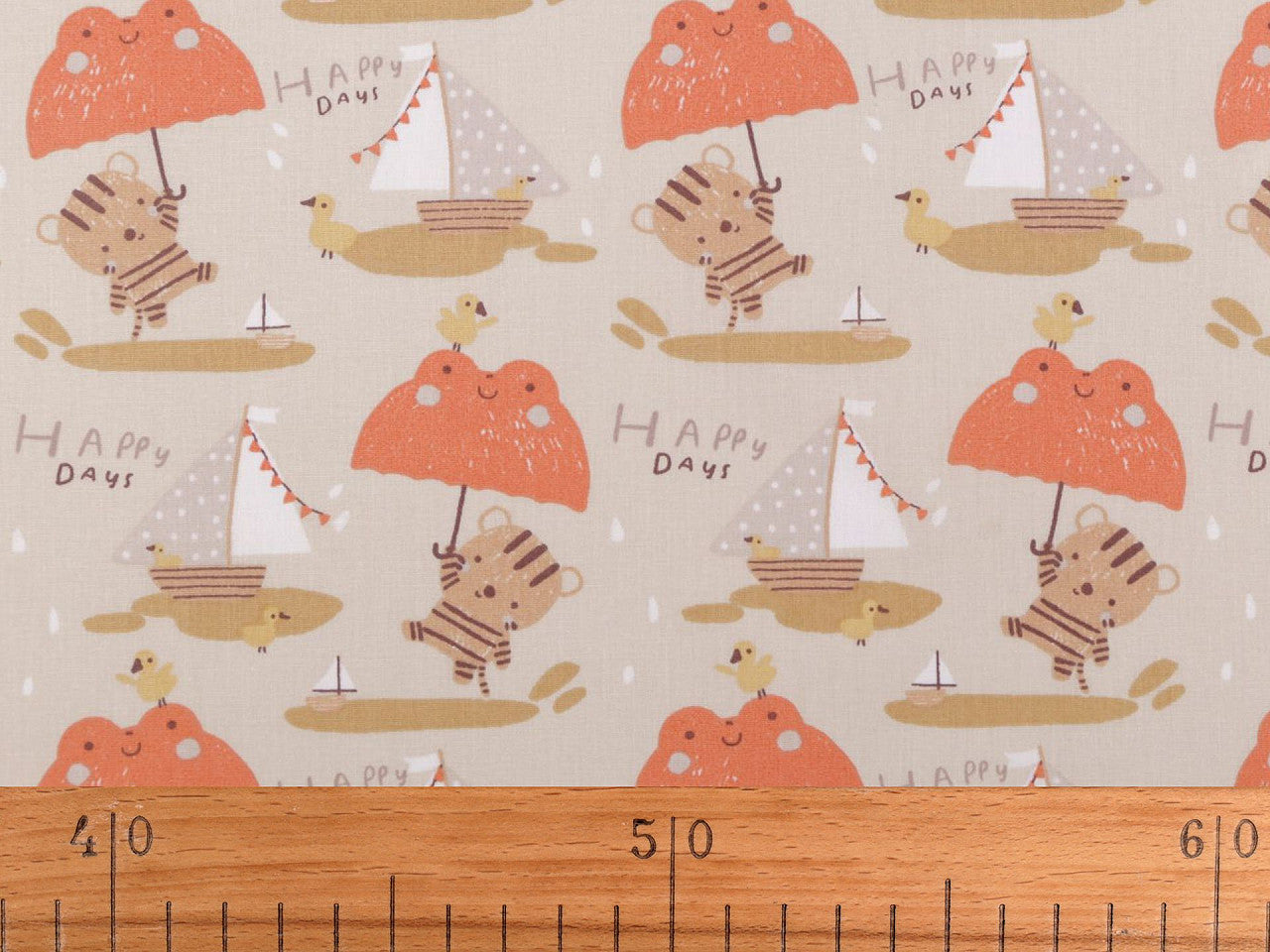 Cretonne coton oekotex Animaux rigolos