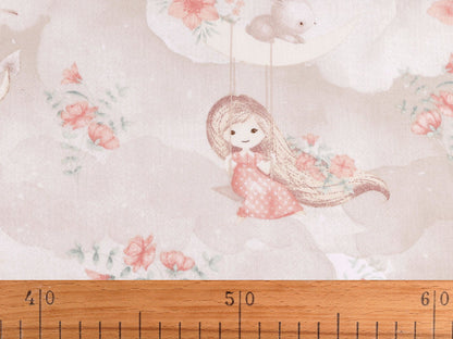 Cretonne coton oekotex Petite fille