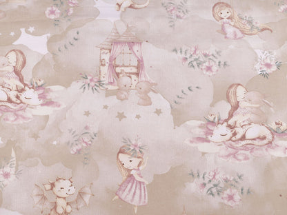 Cretonne coton oekotex Petite fille