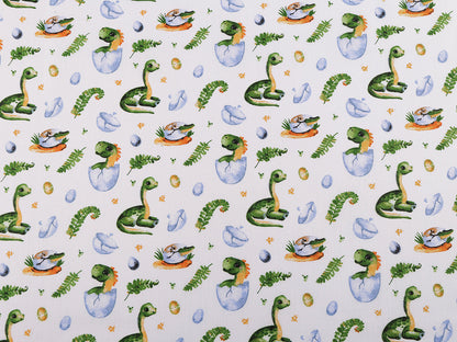 Tissu en coton oekotex, Dinosaures