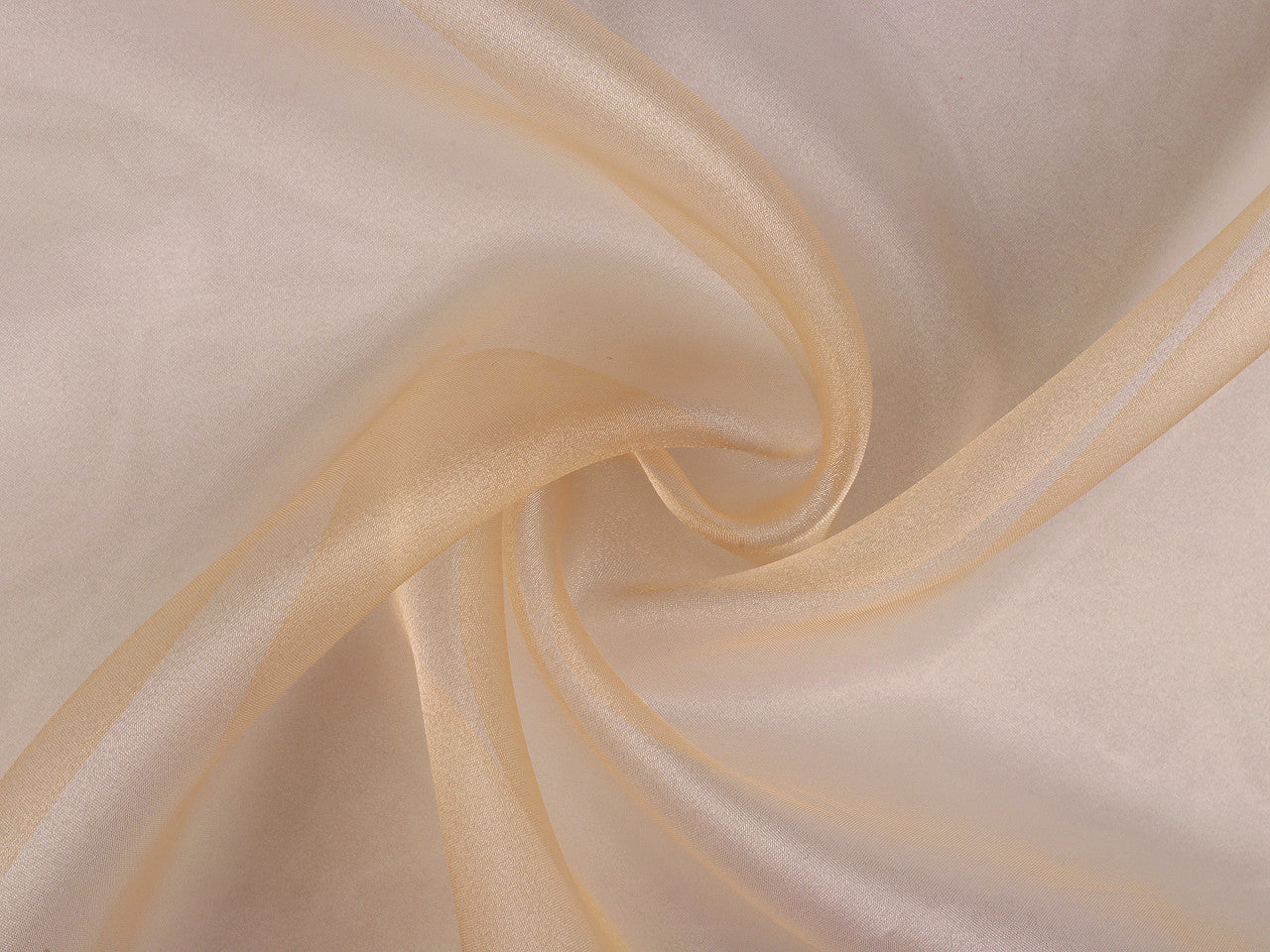 Tissu brillant en organza