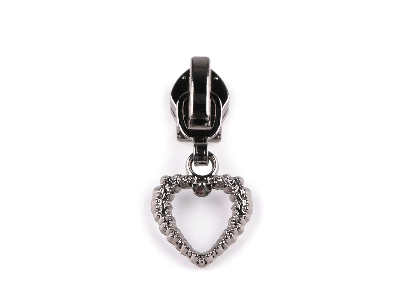 Curseur pour FAG  en nylon, N<sup>o</sup> 7, Cœur - 20pc