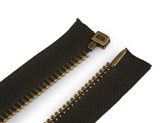 Ensemble de butées inférieures pour réparation de fermetures Éclair en nylon ou en métal