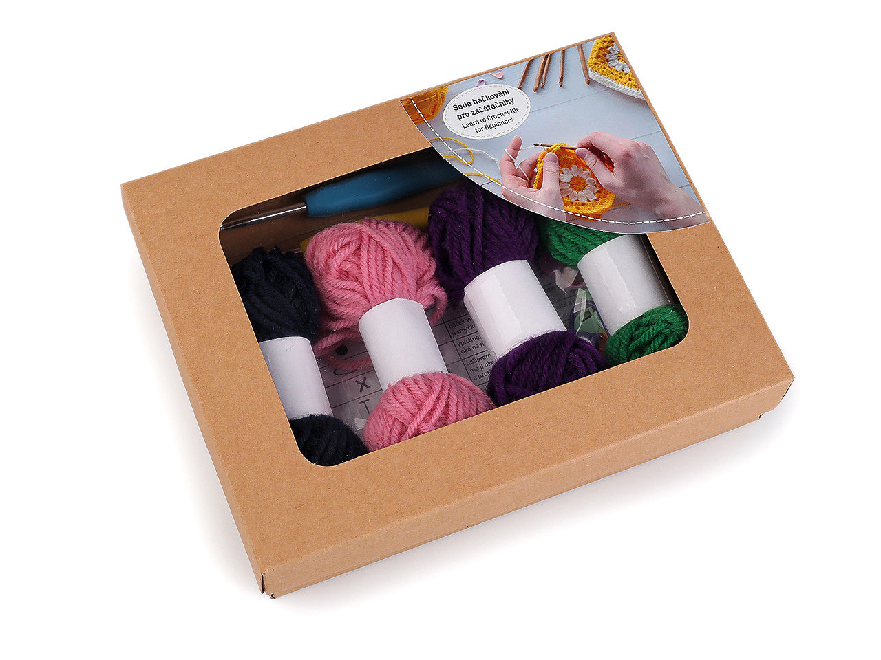 Kit de crochet avec instructions pour débutants - 1set