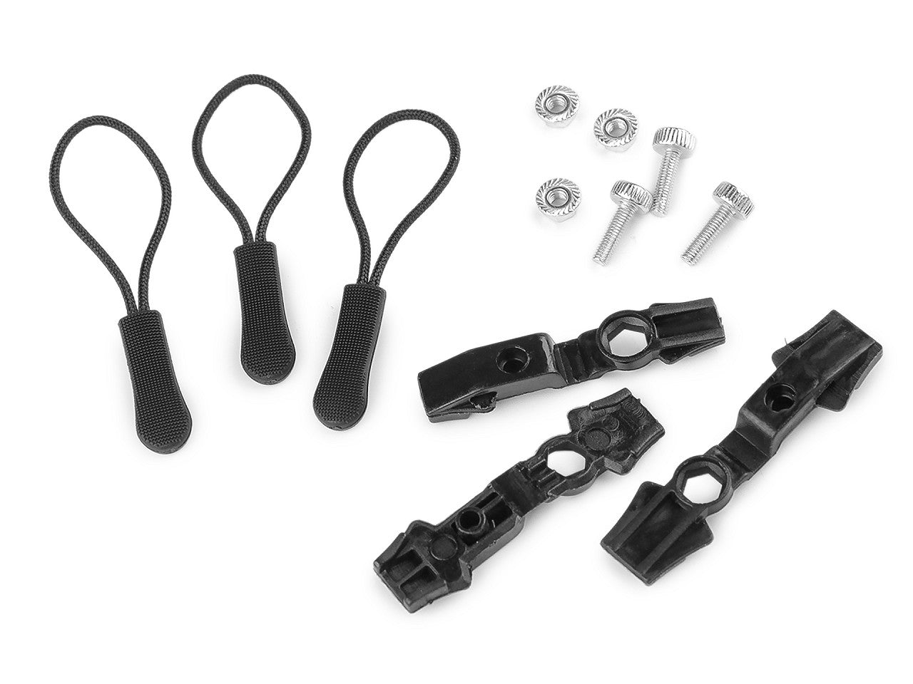 Lot de curseurs pour réparation de fermetures Éclair en plastique n<sup>os</sup> 3 ; 5 ; 8