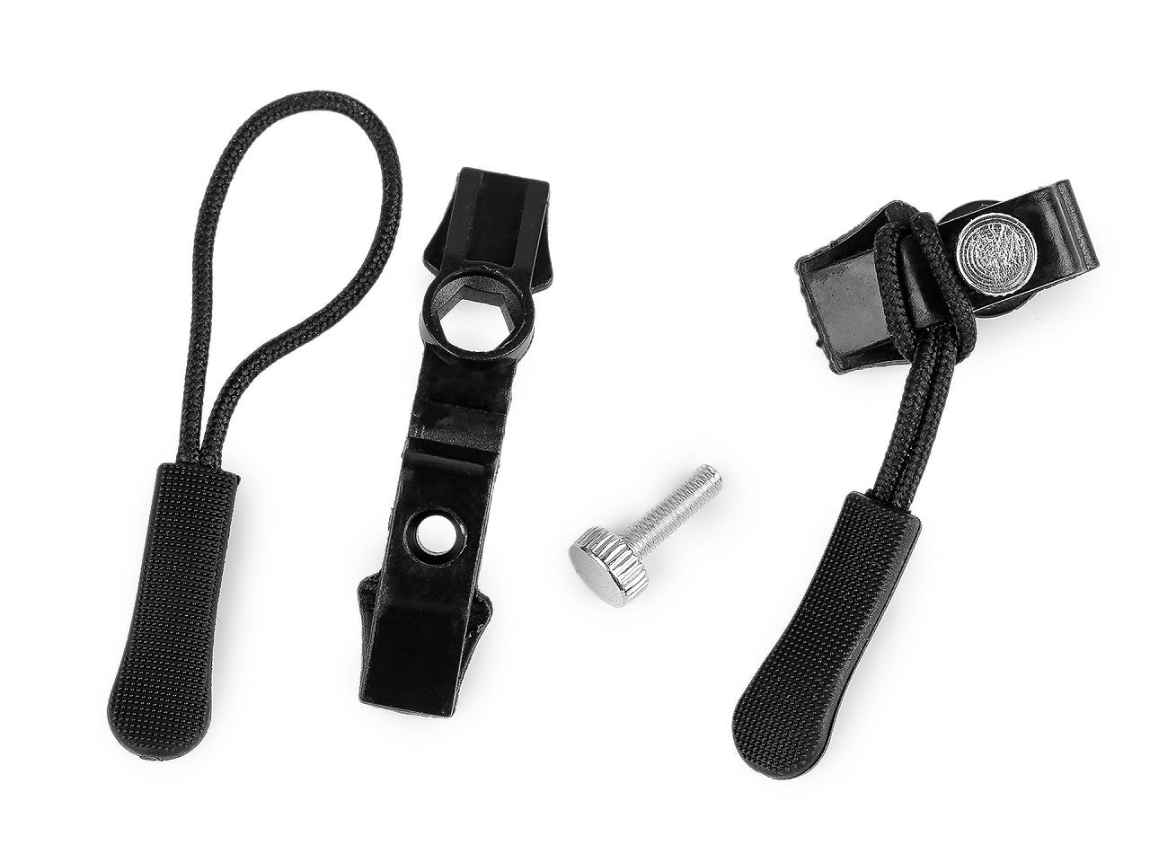 Lot de curseurs pour réparation de fermetures Éclair en plastique n<sup>os</sup> 3 ; 5 ; 8