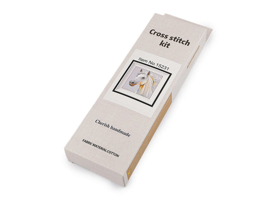 Kit de broderie avec motif pré-imprimé