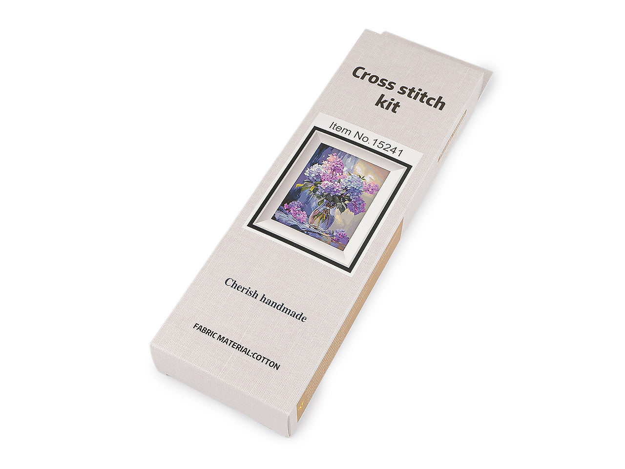 Kit de broderie avec motif pré-imprimé