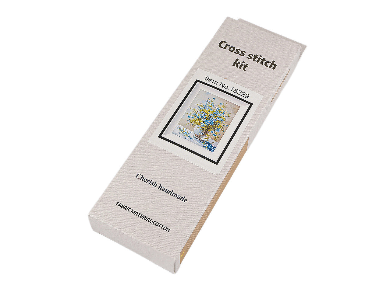 Kit de broderie avec motif pré-imprimé