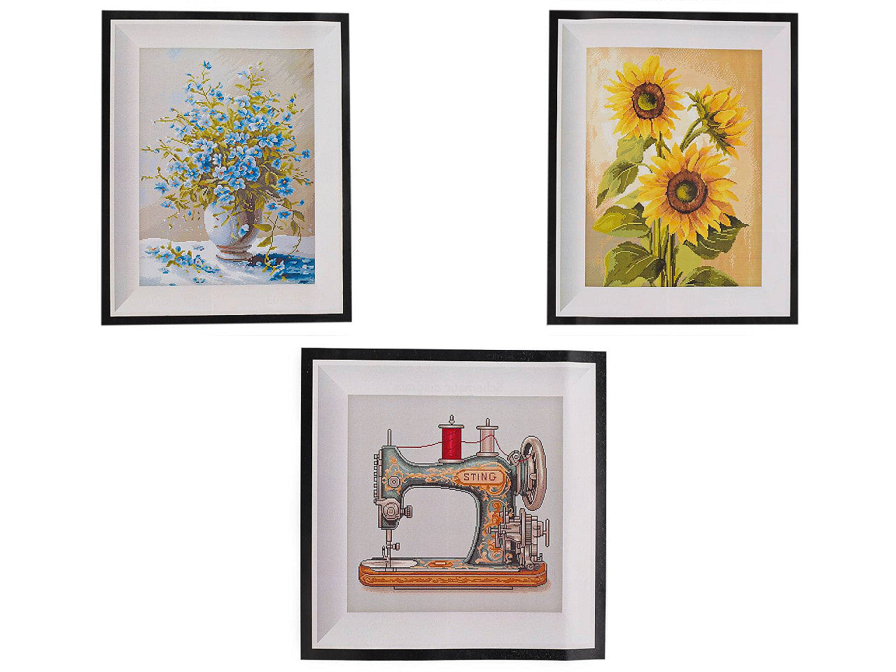 Kit de broderie avec motif pré-imprimé