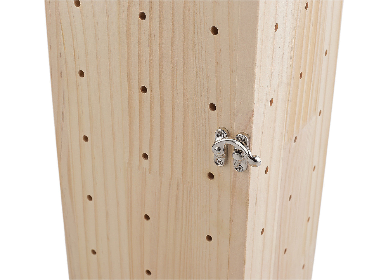 Présentoir en bois pour fils, rotatif, avec espace de rangement, hauteur 44 cm