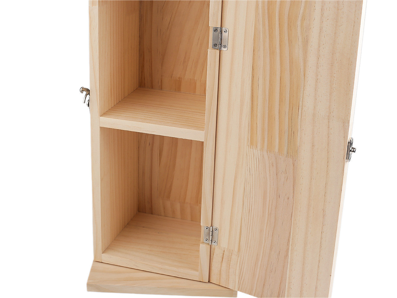 Présentoir en bois pour fils, rotatif, avec espace de rangement, hauteur 44 cm