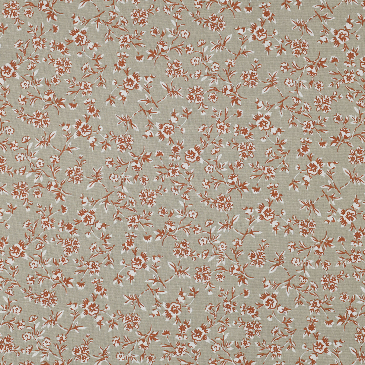 Coton enduit small flowers