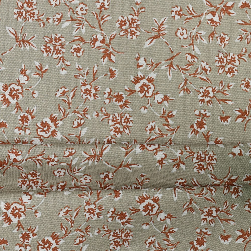 Coton enduit small flowers
