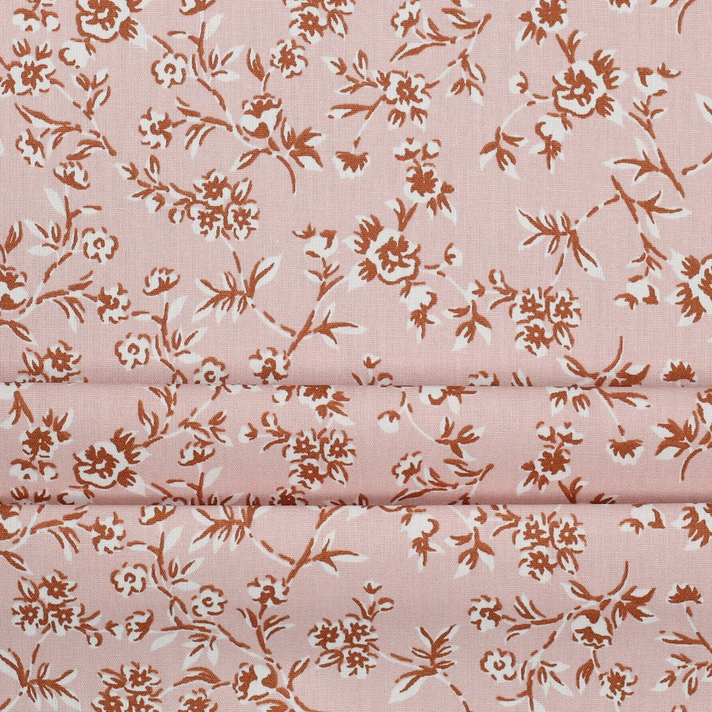 Coton enduit small flowers