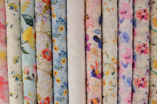 Broderie anglaise 100% coton oekotex