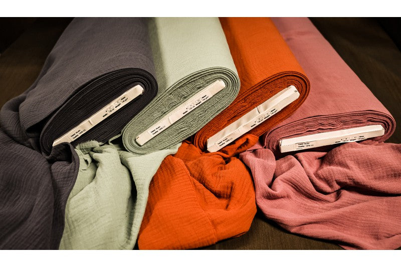 Double gaze Coton oekotex unie