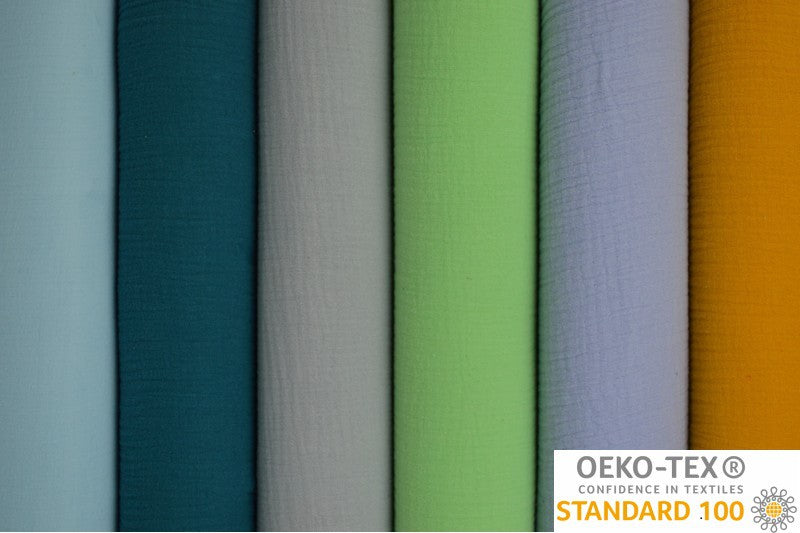 Double gaze Coton oekotex unie