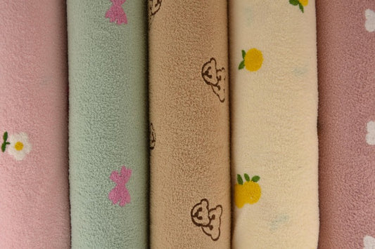 Polaire teddy brodée